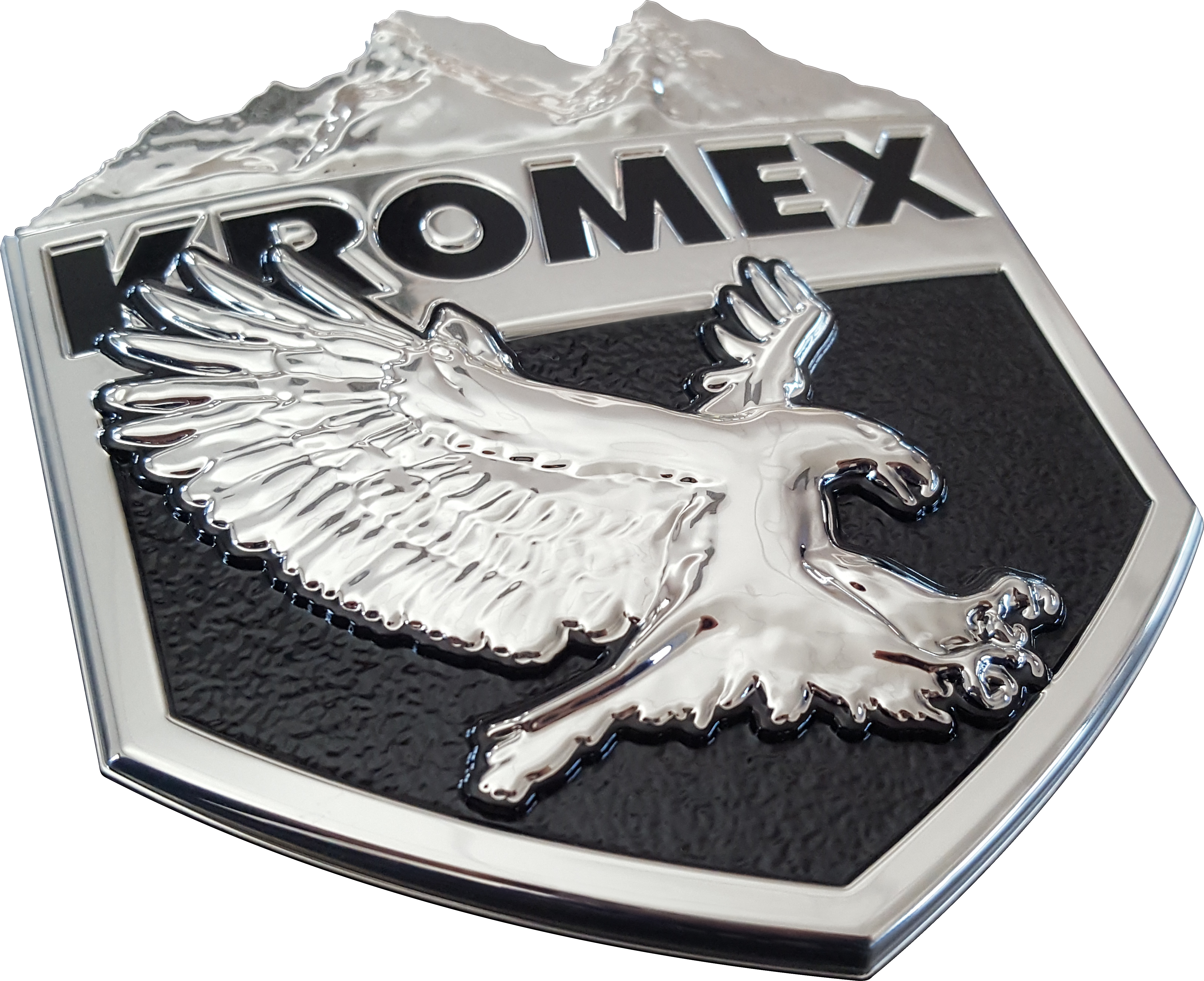 One Emblem chrome emblem